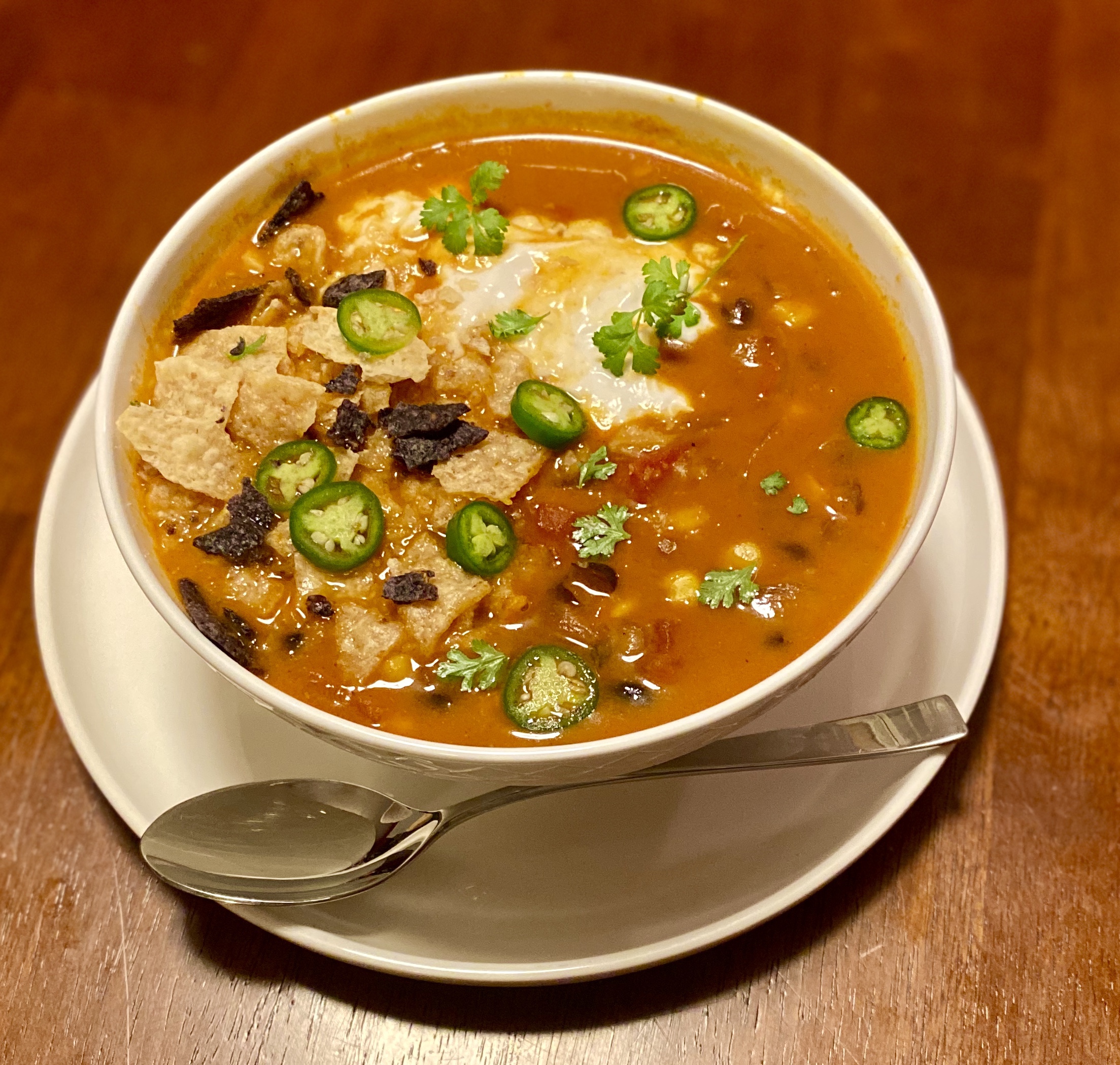 Vegan Southwest Tortilla Soup