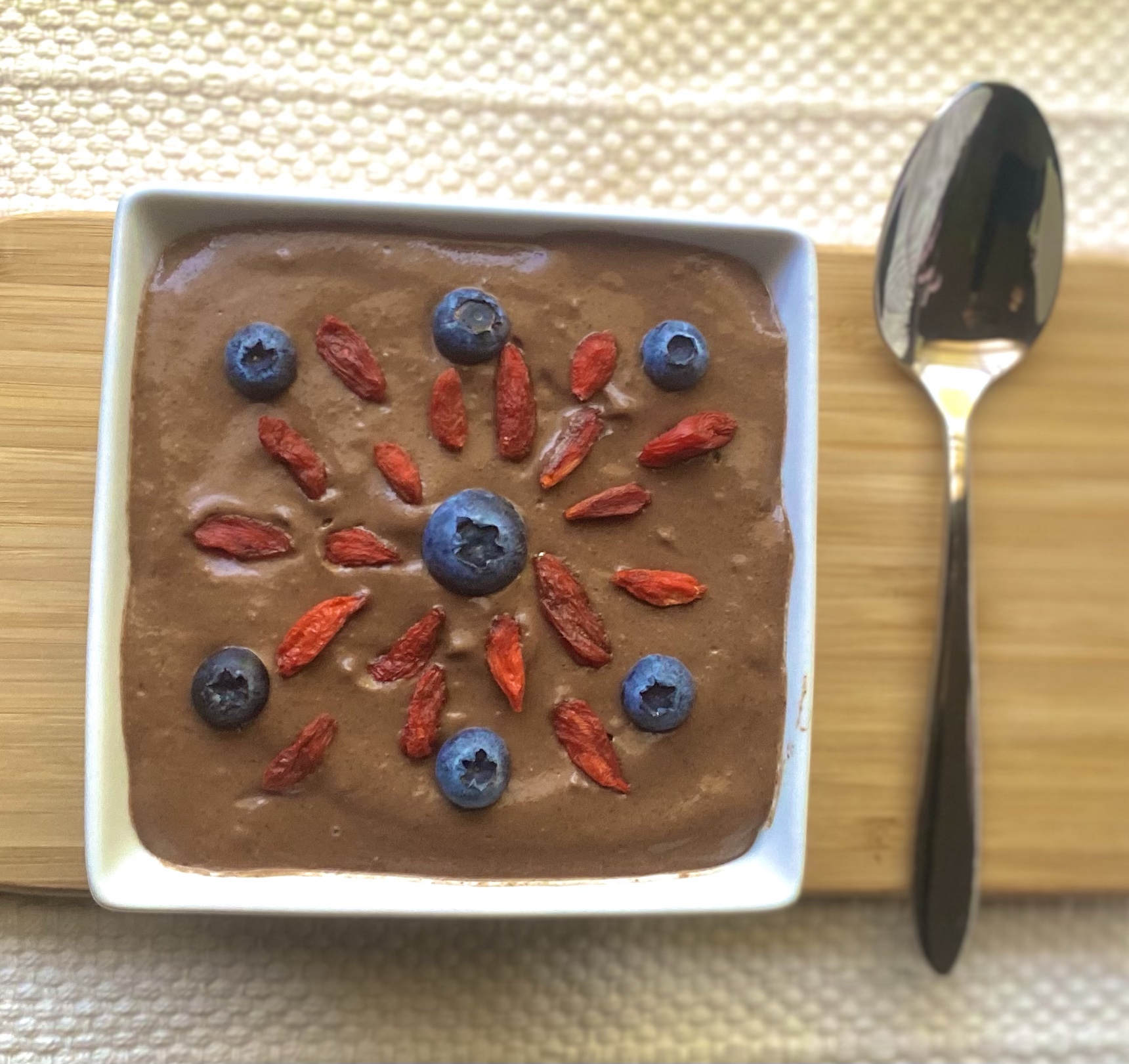 Chocolate Berry Chia Pudding