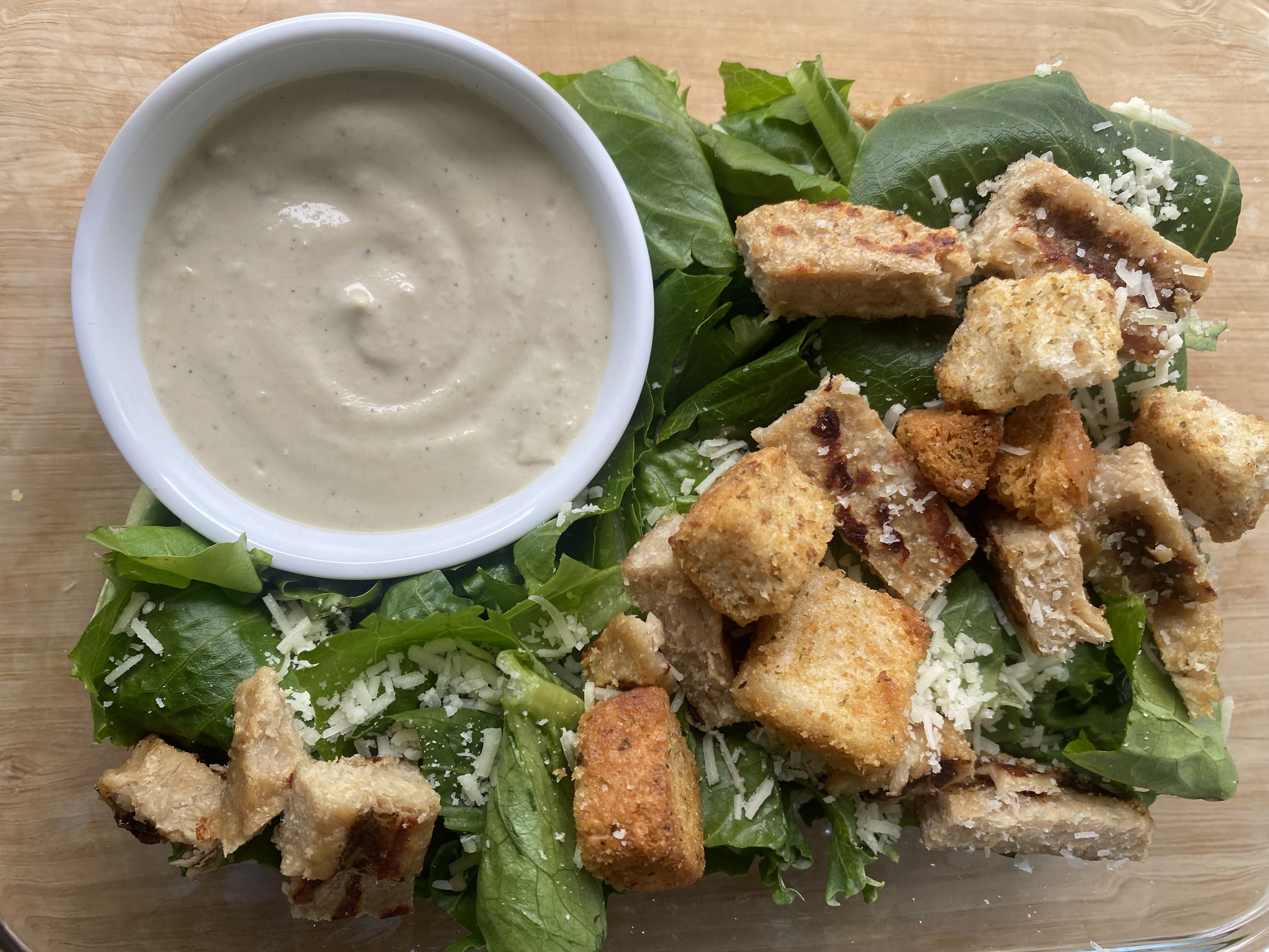 Healthy Vegan Caesar Salad