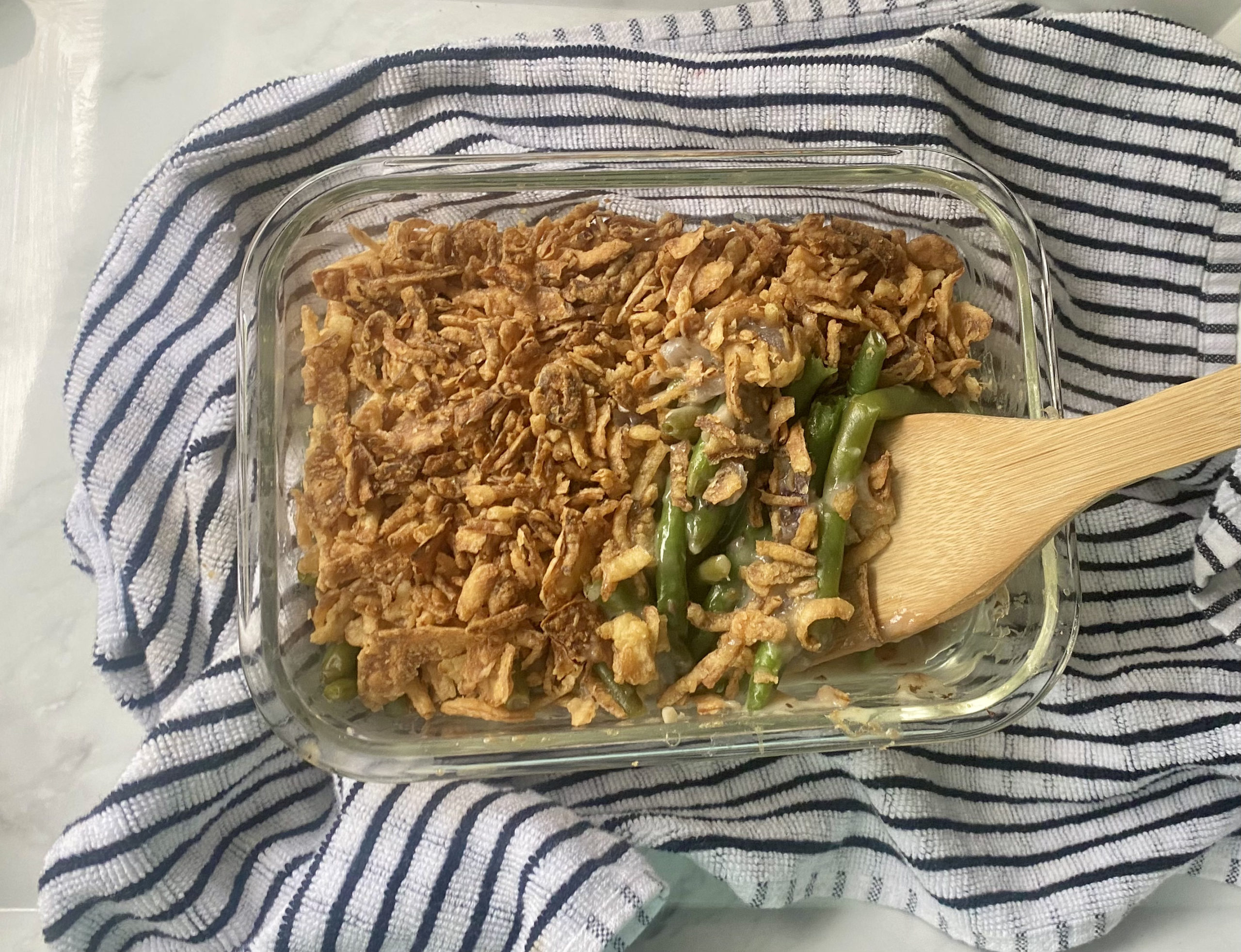 Healthy Vegan Green Bean Casserole