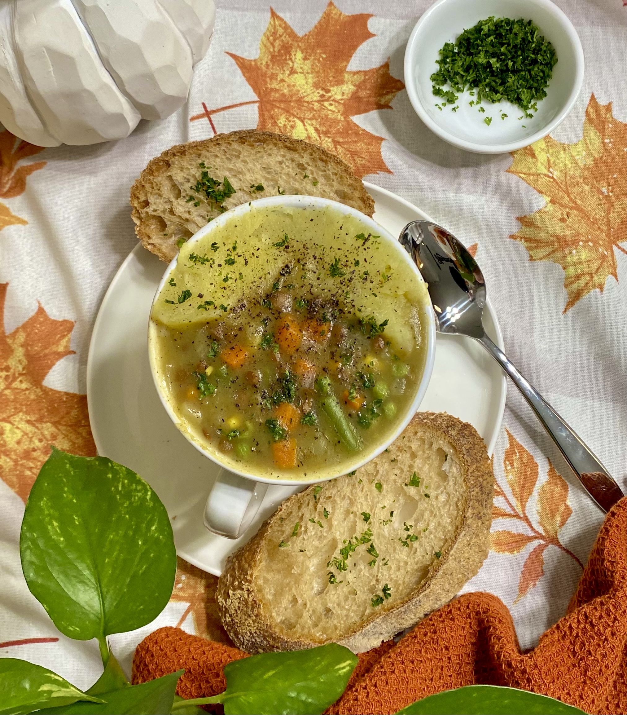 Cozy Vegan Shepard’s Pie Soup