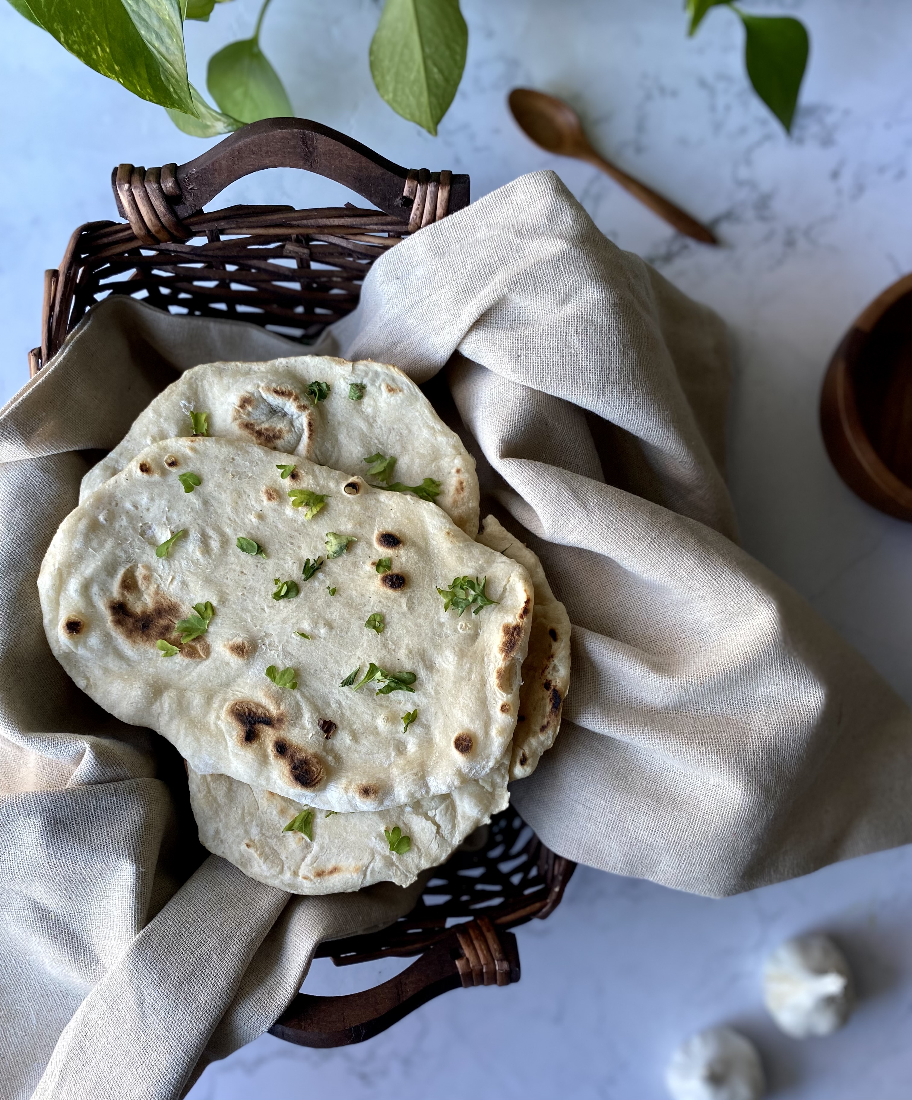 Incredible Easy Vegan Naan