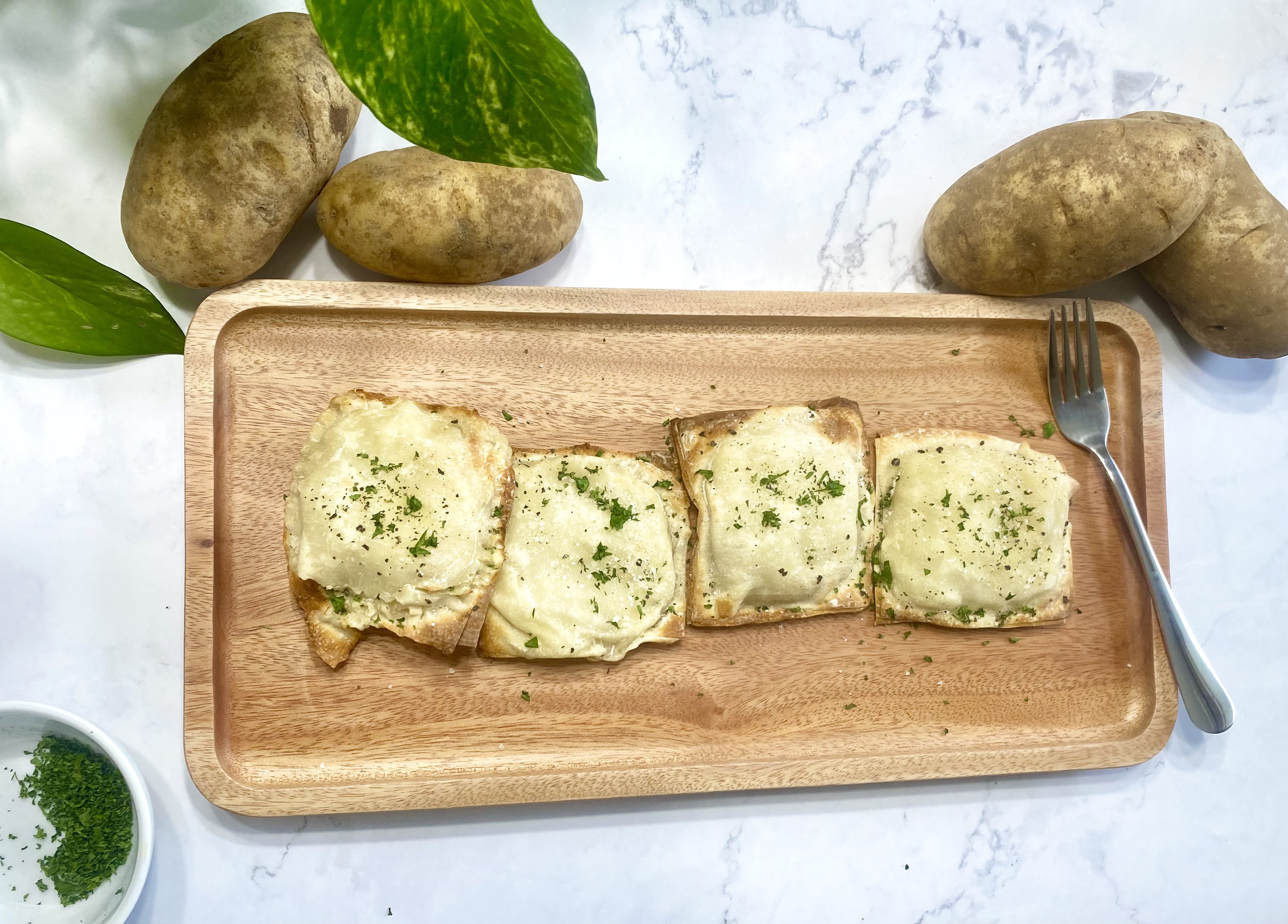 Oil Free Vegan Potato and Onion Pierogis