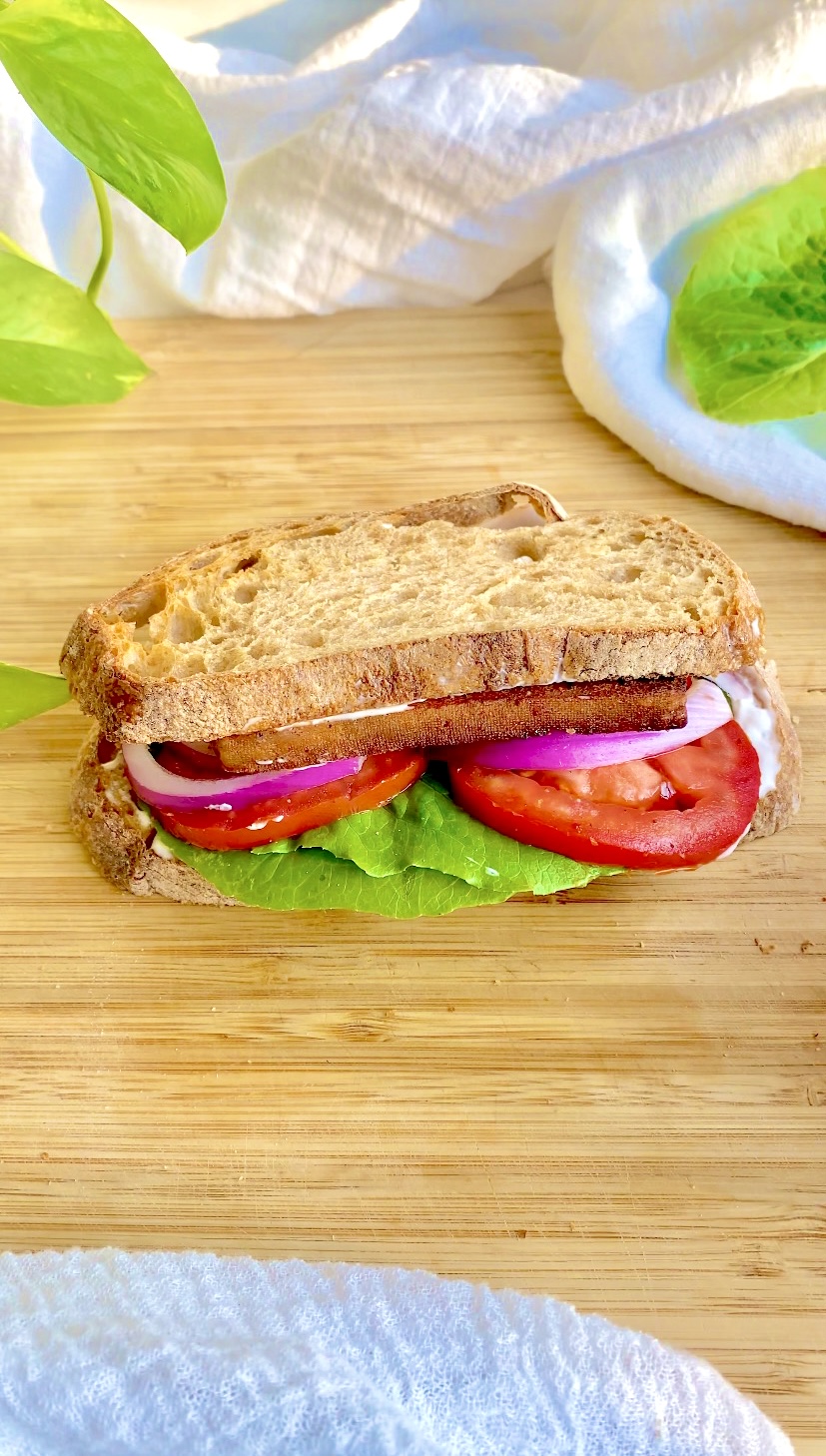 TLT Sandwich made with Tofu