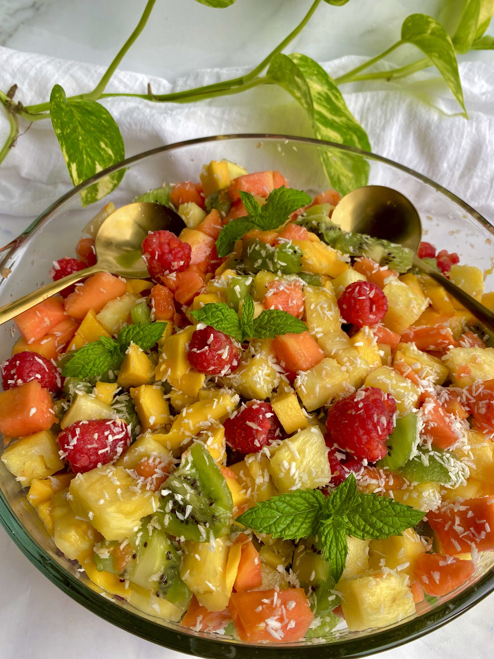 Tropical Fruit Salad with Papaya