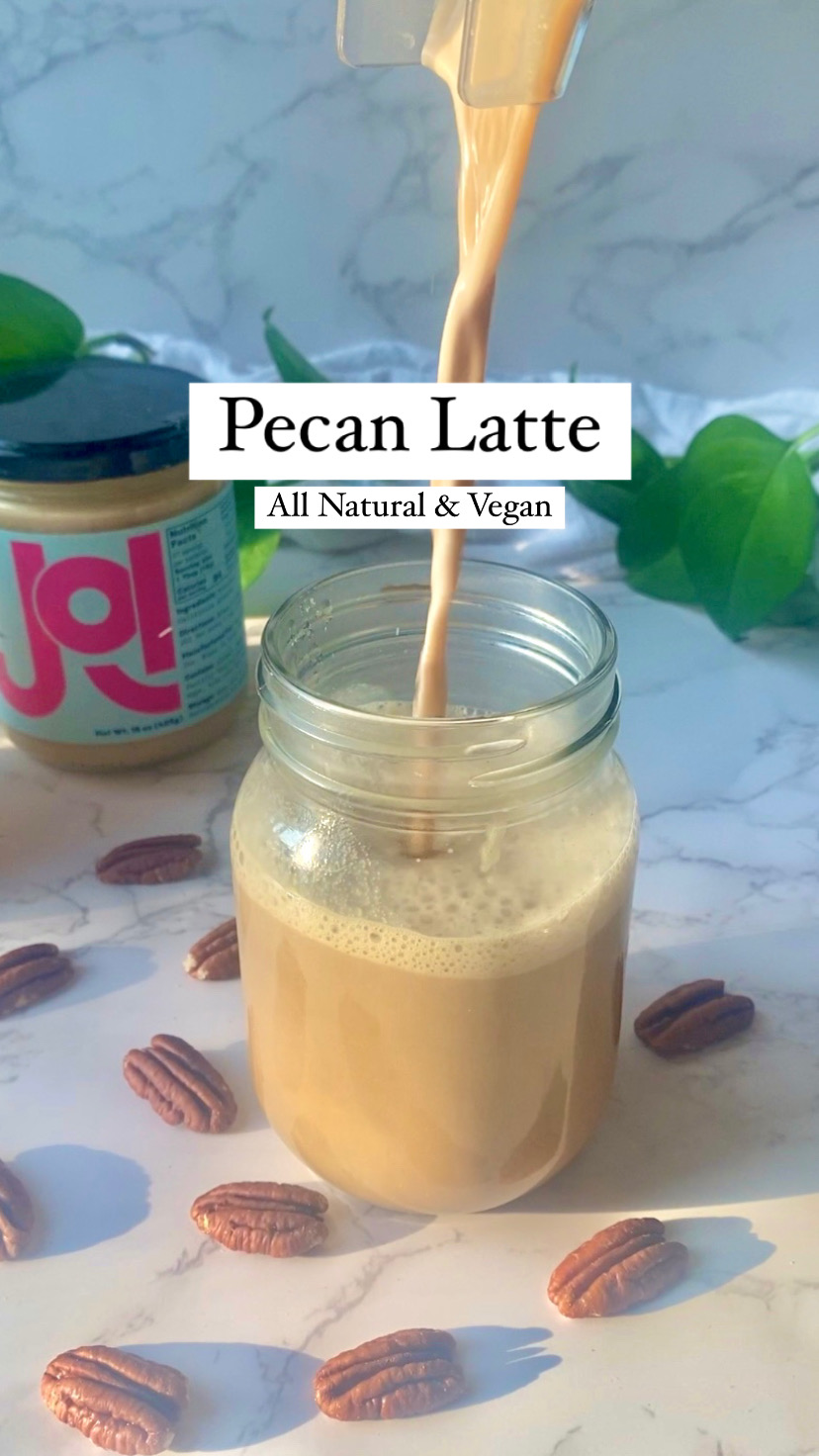 Easy All Natural Pecan Latte (Made with real Pecans)